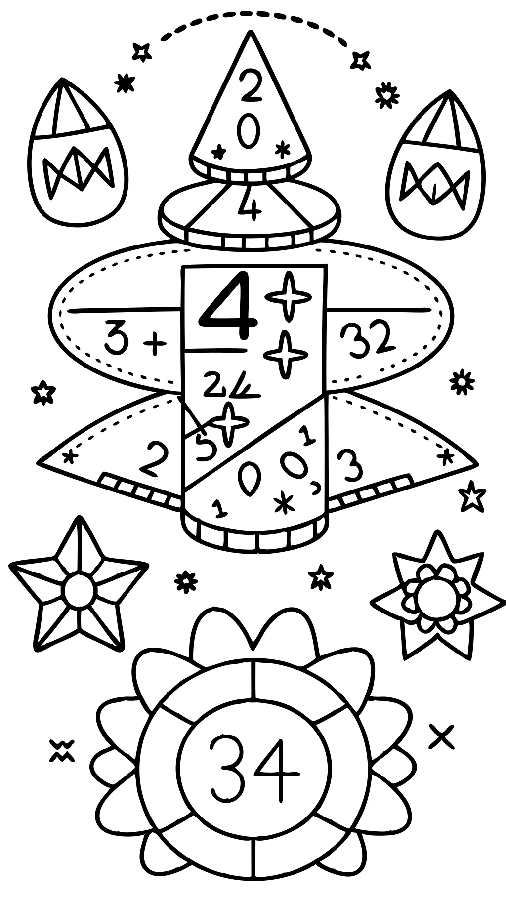 mathematics coloring pages